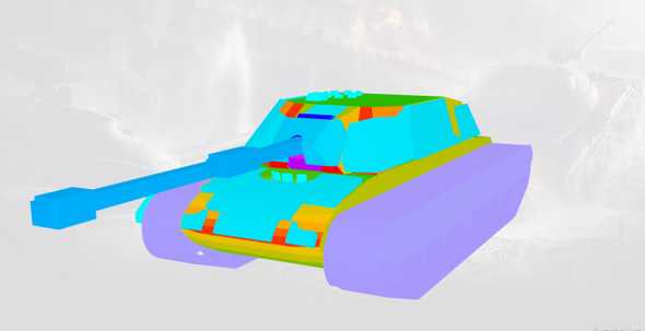 зоны пробития танка bisonte 45c wot танкс